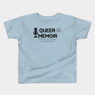 QUEER MEMOIR LOGO ONLY SHIRT Kids T-Shirt